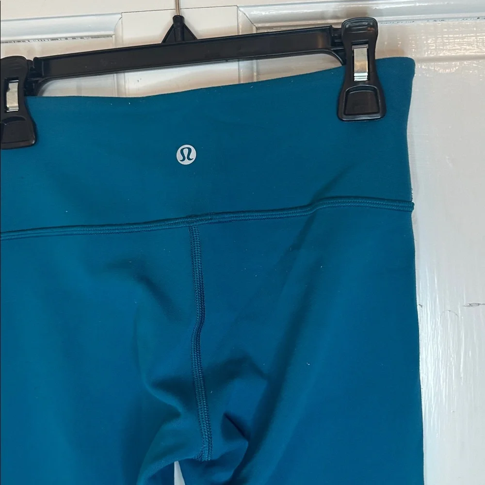 Lululemon Teal‎ High-Waist Active Leggings size 2 EUC